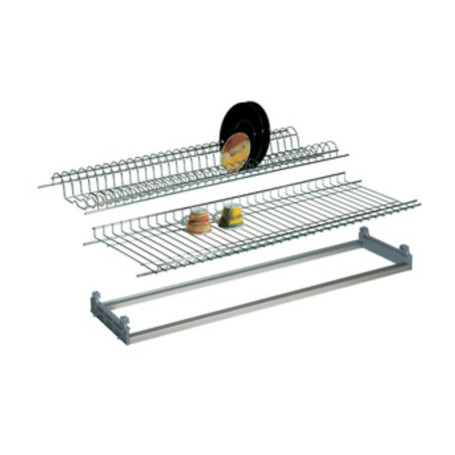 KIT SCOLAPIATTI TELAIO REGOLAB C\VASCH 76 CM CROM