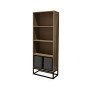 INDUSTRIAL LIBRERIA METAL\QUERCIA 60X30X180 CM