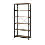 INDUSTRIAL LIBRERIA METAL\QUERCIA 80X30X180 CM