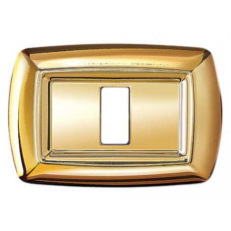TONDO' PLACCA MOD.MAGIC PLAST.2P.ORO