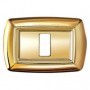 TONDO' PLACCA MOD.MAGIC PLAST.2P.ORO