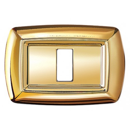 TONDO' PLACCA MOD.MAGIC PLAST.3P.ORO