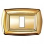TONDO' PLACCA MOD.MAGIC PLAST.3P.ORO