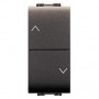 LIFE ART.4022 DOPPIO PULSANTE X TAPPAR. NERO