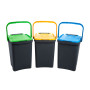 PATTUMIERA  50 L ECOPLUS C\MANIGLIA KIT 3 PEZZI