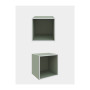 CUBO 35X29X35 CM VERDE