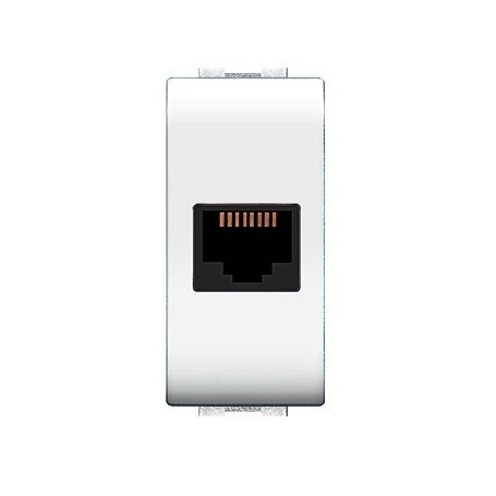 LIFE ART.4084WH PRESA TELEF.RJ11 PLUG 6 4A BI