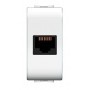 LIFE ART.4084WH PRESA TELEF.RJ11 PLUG 6 4A BI