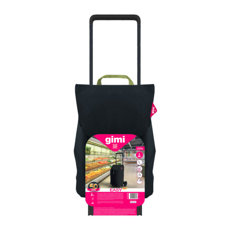 GIMI CARRELLO SPESA EASY 40 L NERO