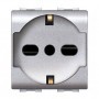 LIFE ART.4050TEC PRESA BIPASSO SCHUKO TEC
