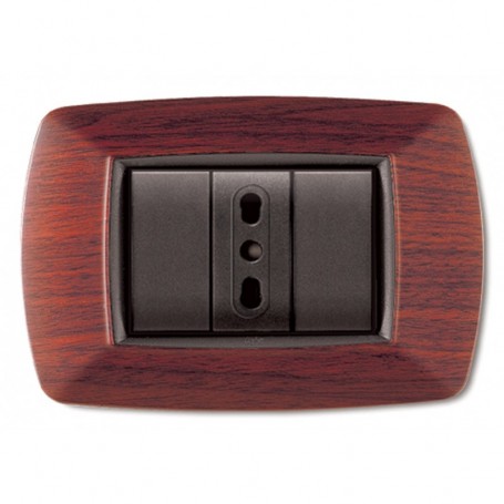 PLACCA LIFE MOD. LIVING PLAST. LEGNO SC. 3P