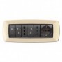 PLACCA LIFE MOD. LIVING PLAST. AVORIO 7P