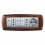 PLACCA LIFE MOD. LIVING PLAST. LEGNO SC. 7P