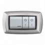 PLACCA LIFE MOD. LIVING PLAS.ALLUMINIO CH. 4P