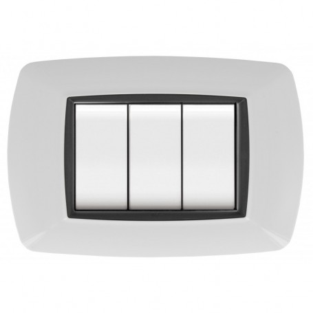 PLACCA LIFE MOD.LIVING PL.BIANCA 7P COR.NERA