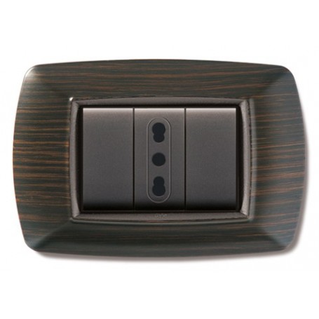 PLACCA LIFE MOD. LIVING PLAST. WENGE' 3P
