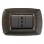 PLACCA LIFE MOD. LIVING PLAST. WENGE' 3P