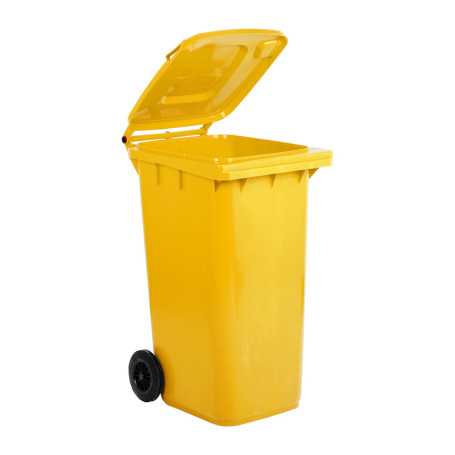 PATTUMIERA 240 L C\RUOTE GIALLO MP