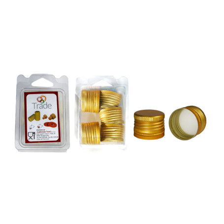 TAPPO P\DAMA NUDA A VITE D 35X18 MM 5 PZ