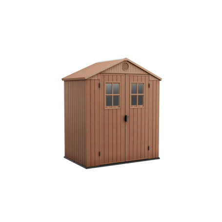 CASETTA KETER DARWIN EFF LEGNO 190X122X221 2 POR BROWN