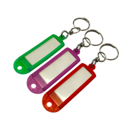 PORTAETICHETTA IN PLASTICA C\FINESTRA 21X62 MM