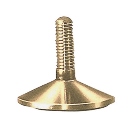 PIEDINO FISSO OTTONE MA10 X D 40 MM*