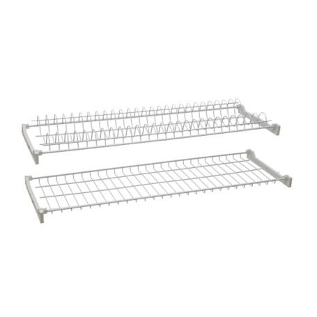 MENSOLA SCOLAPIATTI ACCIAIO PLAST C\SUPP 76 CM