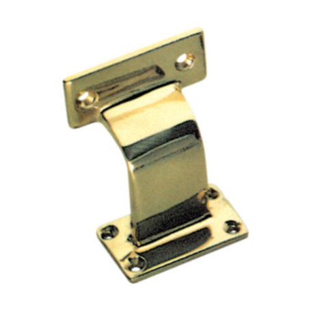 SUPPORTO CORRIMANO LEGNO IN OTTONE LUCIDO**