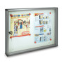 BACHECA FONDO MAGNETICO ALUBOX BC2 55X5X40 ARG