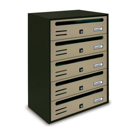 CASSETTA POSTALE ALUBOX CUBO\R 5 38