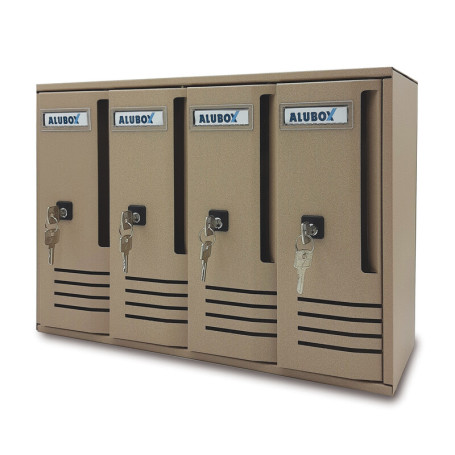 CASSETTA POSTALE ALUBOX CUBO C4 42X17