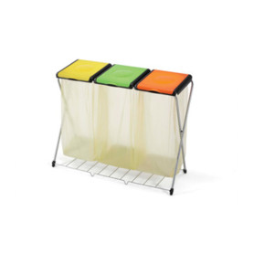 PATTUMIERA GIMI TRIO C\GRIGLIA E TRE COPERCHI