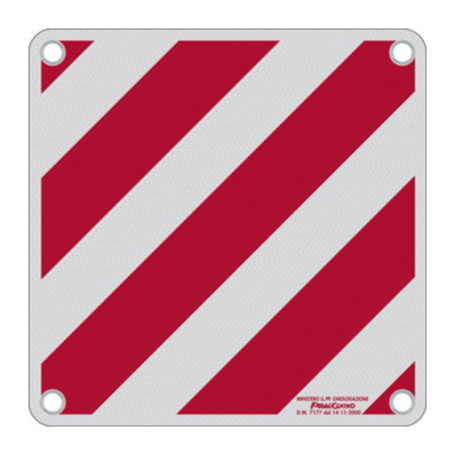 CARTELLO CARICO SPORGENTE ALLUMINIO 50X50 OMOLOGATO