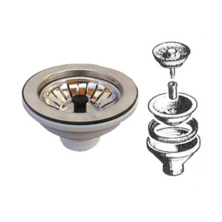 PILETTA BASKET FORO 3 1\2 E TAPPO ATTACCO 11\2*