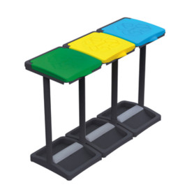 PATTUMIERA PORTASACCHI A TRE COPERCHI