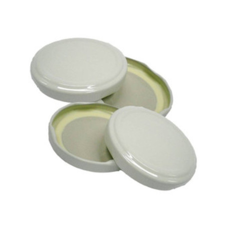 TAPPO P\BARATTOLO D 53 MM 100 PZ BIANCO