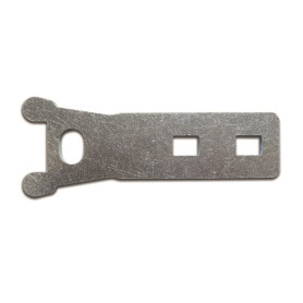 PORTALUCCHETTO PIANO ORIZ ACC ZINC 8X155 MM PORTALUCCHETTO PIANO ORIZ ACC ZINC 8X155 MM