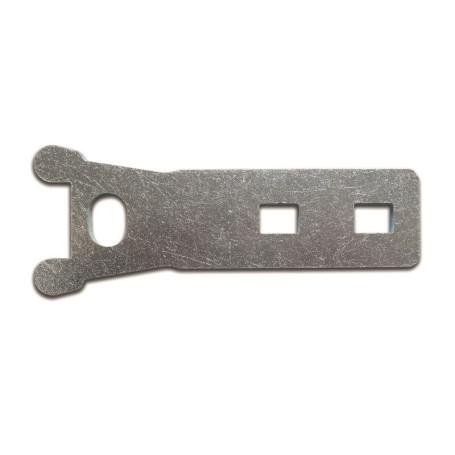 PORTALUCCHETTO PIANO ORIZ ACC ZINC 8X155 MM