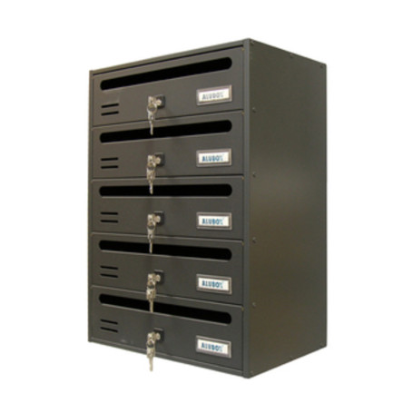 CASSETTA POSTALE ALUBOX CUBO\R 5 38