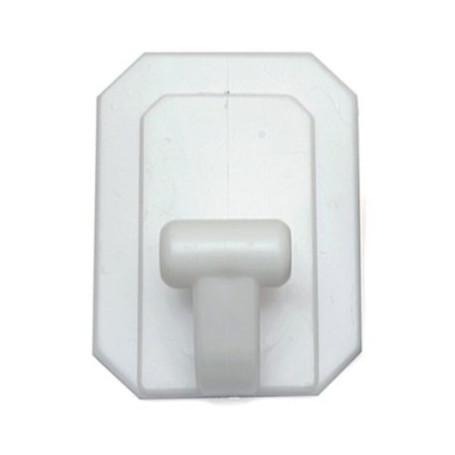 BL GANCIO ADESIVO GIGANTE PLAST BIANCO 2 PZ