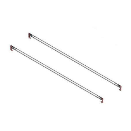 COPPIA ASTE PARAPETTO P\TRABATTELLO GRIM