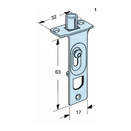 OMGE  316 CATENACCIO ANT SCORR RULLO BUSS 10 MM