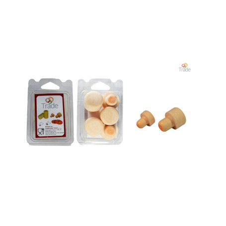 TAPPO FUNGO SINTETICO D 19 MM  5 PEZZI