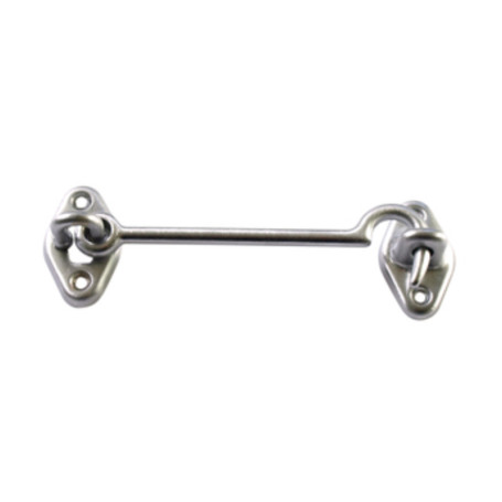 GANCIO FERMAFINESTRA OTTONE CROMO SAT  60 MM