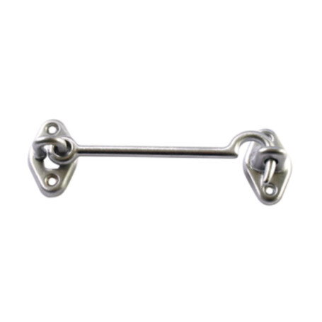 GANCIO FERMAFINESTRA OTTONE CROMO SAT 120 MM