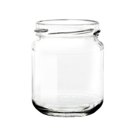 BARATTOLO IN VETRO  212 CC BOCCA D 63 MM