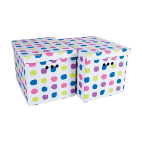 SCATOLA CARTONE CM 42X32X32H SET 2PZ COL.003