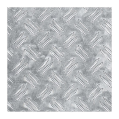 LAMIERA 37152 STRIATA ALLUMINIO 30X100X0