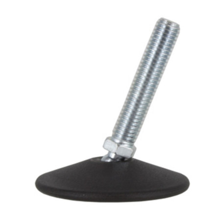 PIEDINO OSCILLANTE ACCIAIO ZINCATO MA10XD 60 MM