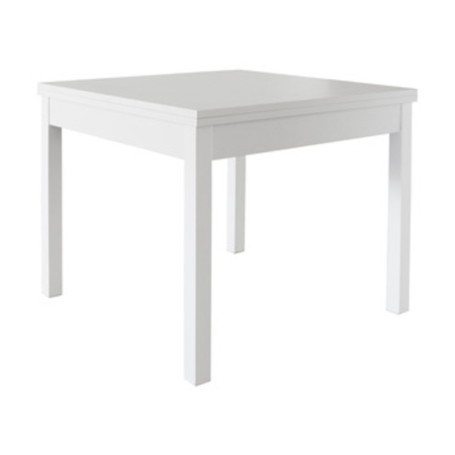 KIT TAVOLO LIBRO 90\180X90XH79CM BIANCO FRASSINO